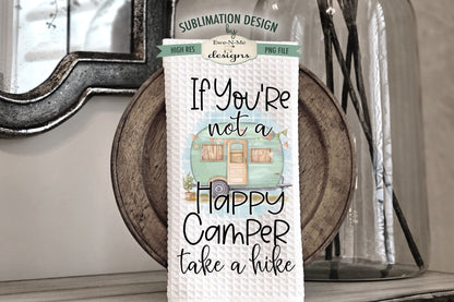 Funny Camper Towels - Bundleof 5 - Kitchen Towel Sublimation Designs
