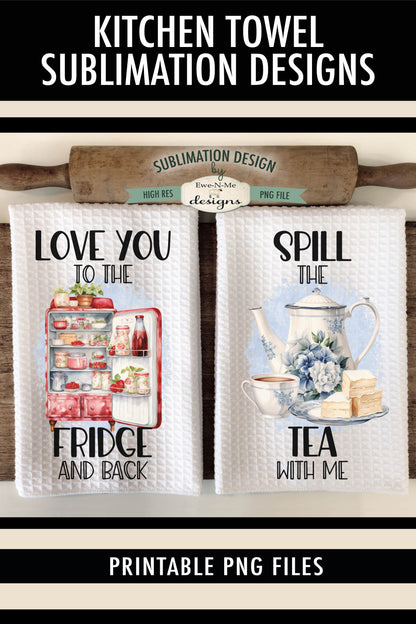 Old Fashioned Kitchen - Kitchen Towel Sublimation Designs