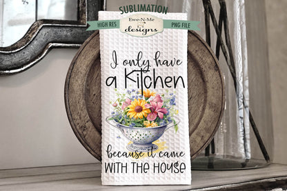 Funny Country Kitchen - Bundle of 5 - Kitchen Towel Sublimation Designs
