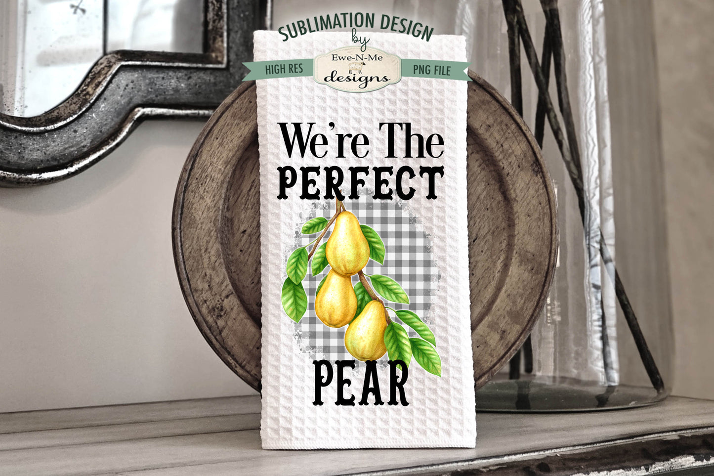 Assorted Fruits - Bundle of 10 - Kitchen Towel Sublimation Designs