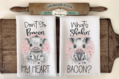 Funny Pigs - Kitchen Towel Sublimation Designs