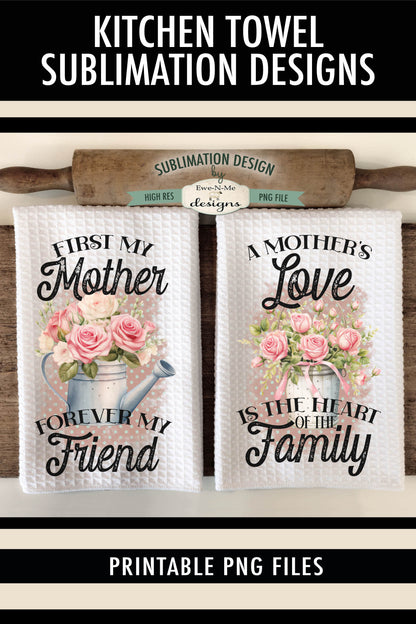 Mothers Day Bouquets - Kitchen Towel Sublimation Designs (Copy)