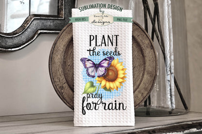 Butterflies and Sunflowers - Bundle of 5 - Kitchen Towel Sublimation Designs