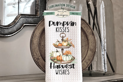 Fall Tiered Tray - Bundle of 5 - Kitchen Towel Sublimation Designs