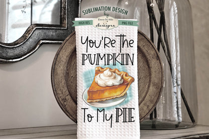 Pumpkin Pie - Kitchen Towel Sublimation Designs