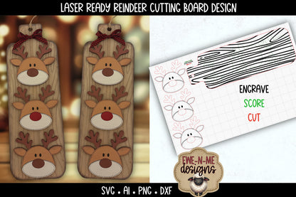 Reindeer Cookie Board | Laser Cut SVG File