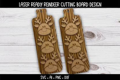 Reindeer Cookie Board | Laser Cut SVG File