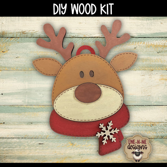 Reindeer Ornament | DIY WOOD KIT