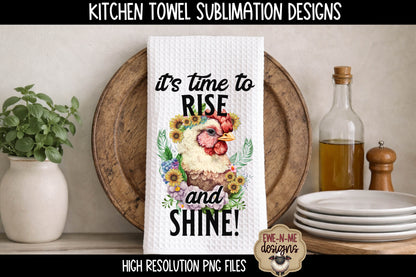 Funny Farm Animals - Bundle of 5 - Kitchen Towel Sublimation Designs (Copy)