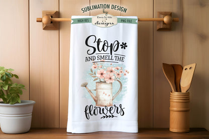 Gardening Watering Cans - Bundle of 5 - Kitchen Towel Sublimation Designs