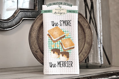 S'Mores Camping - Kitchen Towel Sublimation Designs