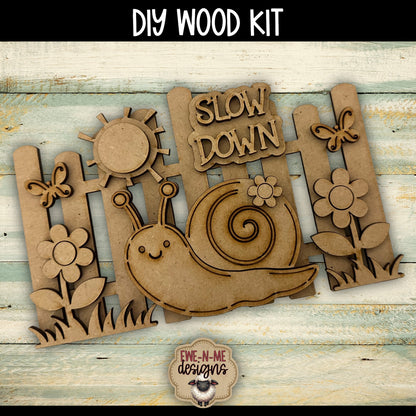 Slow Down Snail Fence | DIY WOOD KIT