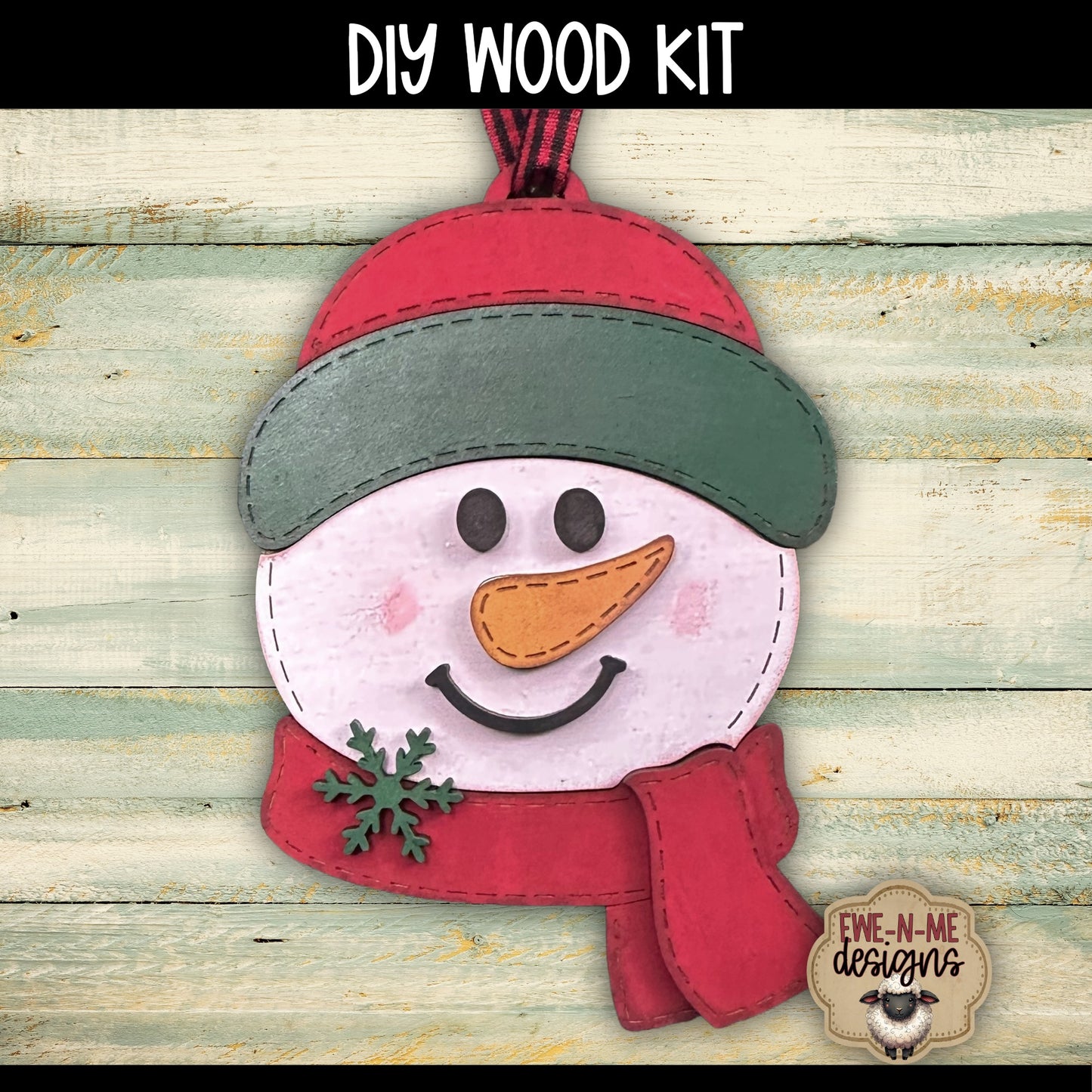 Snow Kid Ornament | DIY WOOD KIT
