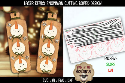Snowman Cookie Board | Laser Cut SVG File