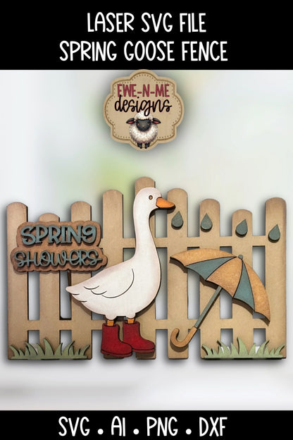 Spring Goose Fence | Laser Cut SVG File