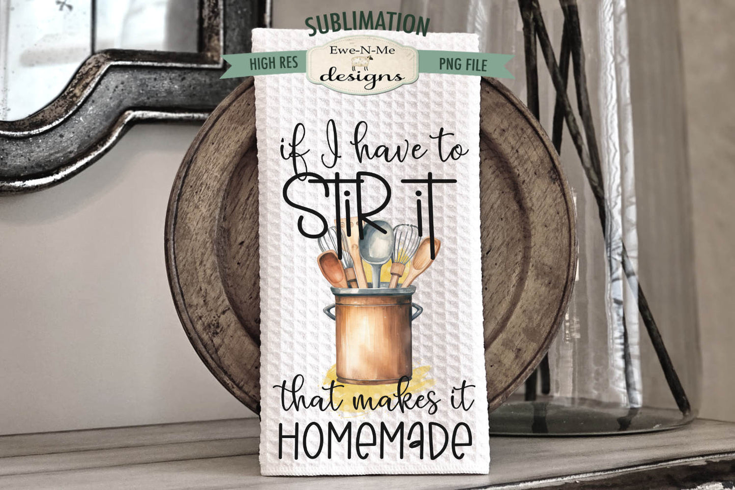 Funny Country Kitchen - Bundle of 5 - Kitchen Towel Sublimation Designs