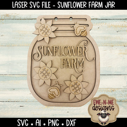 Sunflower Farm Sign | Laser Cut SVG File