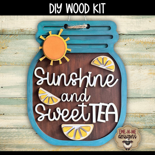 Sunshine Sweet Tea Sign | DIY WOOD KIT