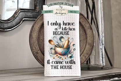 Funny Mixing Bowls  - Kitchen Towel Sublimation Designs