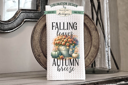 Fall Mums - Kitchen Towel Sublimation Designs