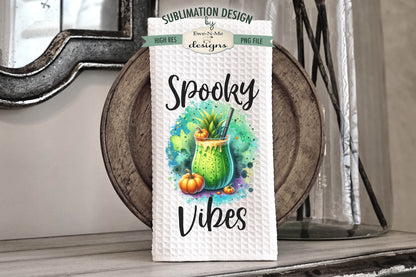 Halloween Cocktail Drinks - Kitchen Towel Sublimation Designs