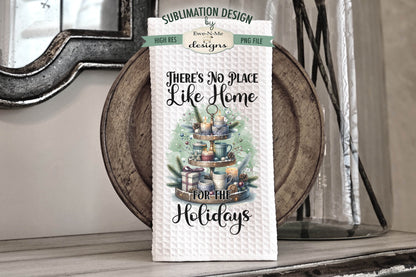 Christmas Tiered Tray - Kitchen Towel Sublimation Designs