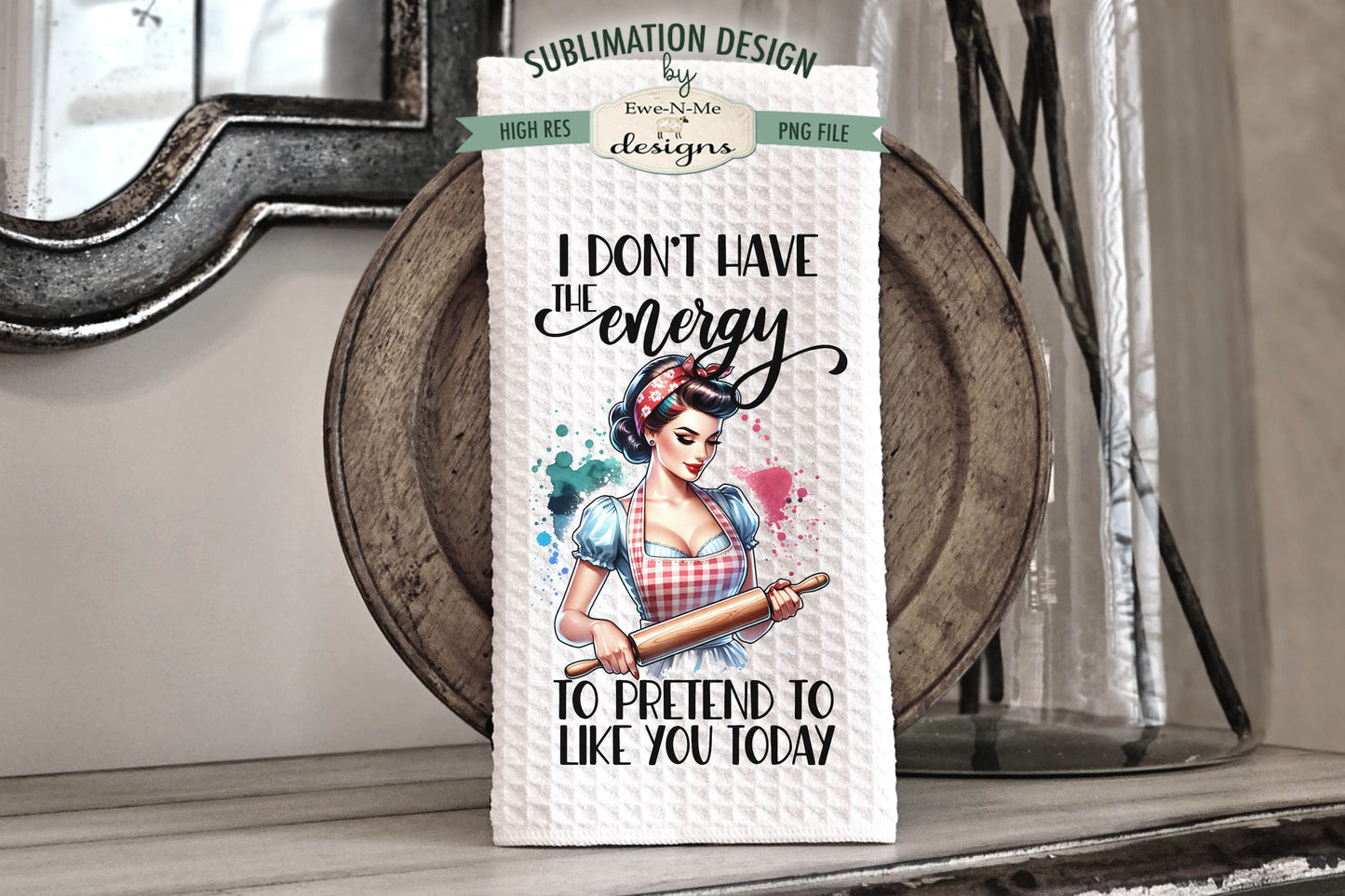 Snarky Housewives - Bundle of 5 - Kitchen Towel Sublimation Designs