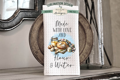 Funny Sourdough Bread - Kitchen Towel Sublimation Designs