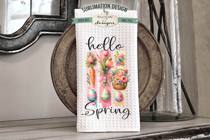 Easter Brush Strokes - Kitchen Towel Sublimation Designs