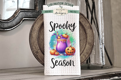 Halloween Cocktail Drinks - Kitchen Towel Sublimation Designs