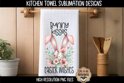 Bunny Ears Easter - Kitchen Towel Sublimation Designs