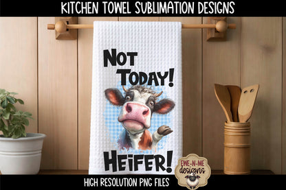 Funny Sassy Cows - Kitchen Towel Sublimation Designs