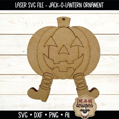 Layered Jack O Lantern Ornament | Laser Cut SVG File