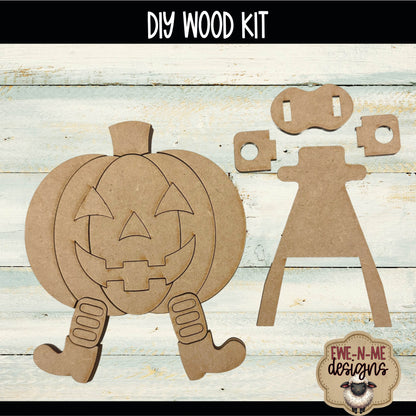 Layered Jack O Lantern Shelf Sitter | DIY WOOD KIT