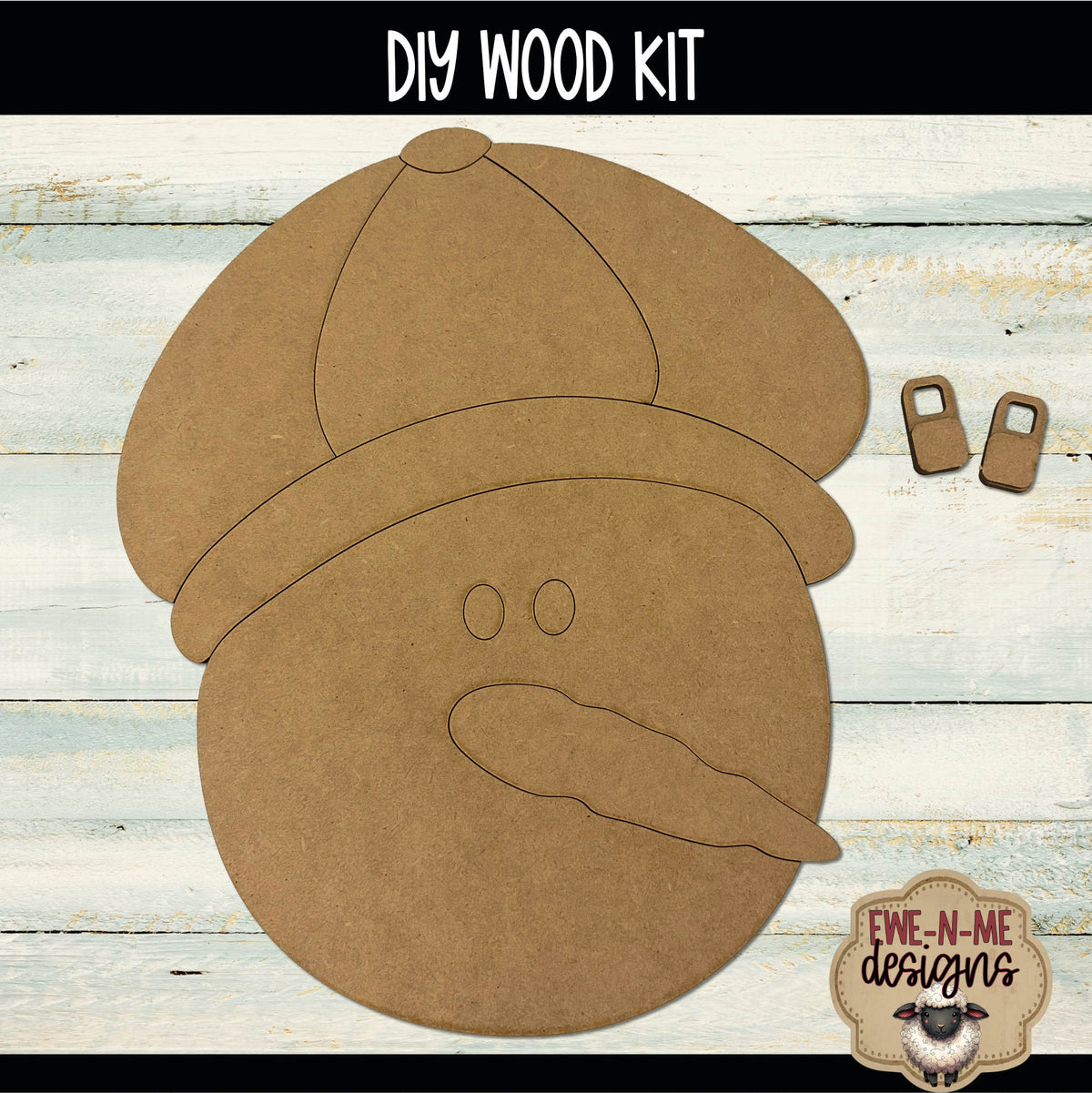 Newsboy Hat Snowman | DIY WOOD KIT