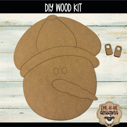 Newsboy Hat Snowman | DIY WOOD KIT