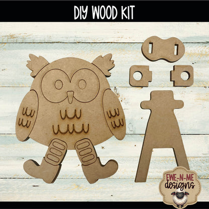 Layered Owl Shelf Sitter | DIY WOOD KIT