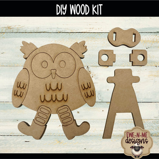 Layered Owl Shelf Sitter | DIY WOOD KIT