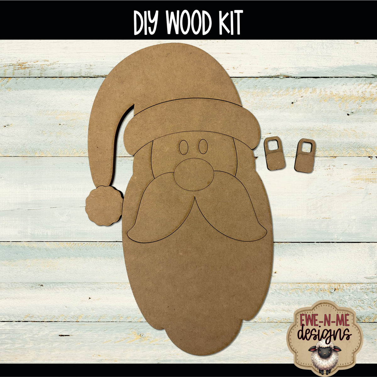 Tall Santa with Stocking Cap | DIY WOOD KIT