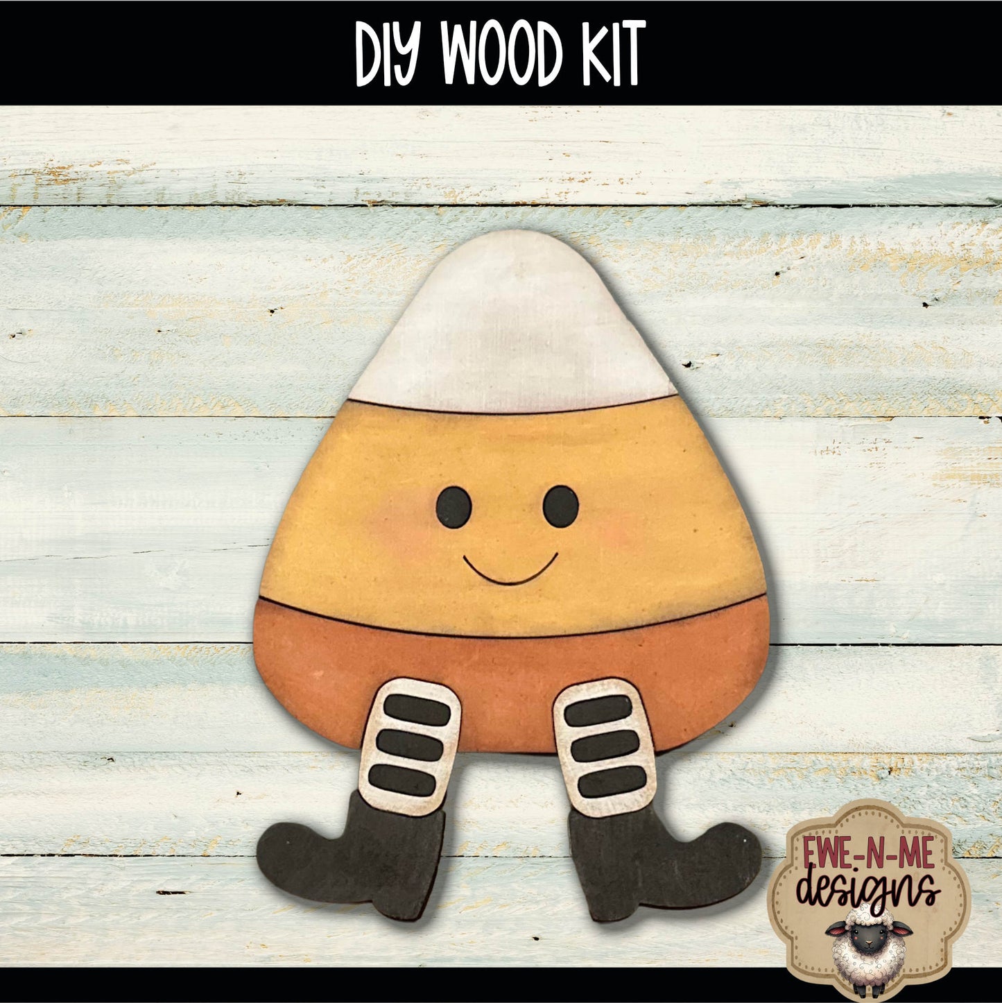 Layered Candy Corn Shelf Sitter | DIY WOOD KIT