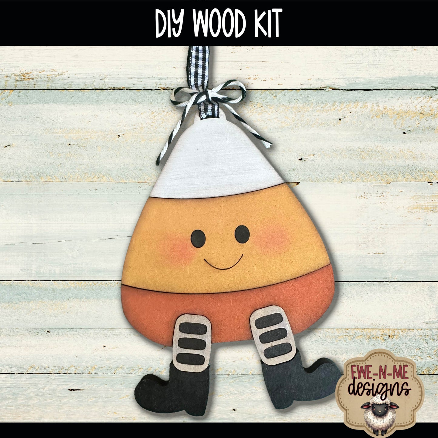 Layered Candy Corn Ornament | DIY WOOD KIT