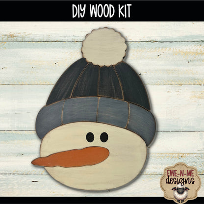 Knit Hat Snowman | DIY WOOD KIT