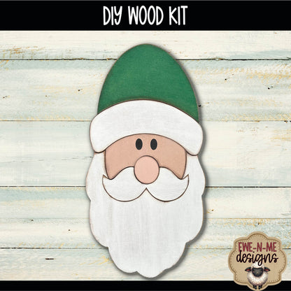 Tall Santa with Rounded Hat | DIY WOOD KIT