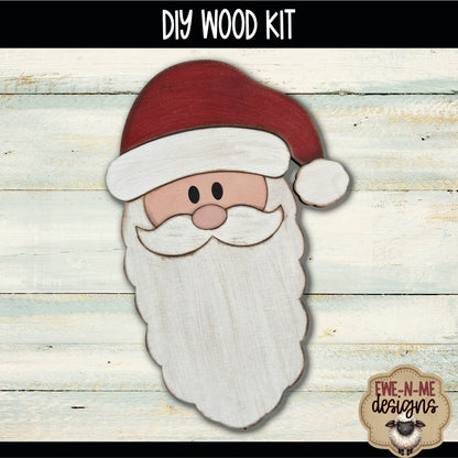 Tall Santa with Long Beard | DIY WOOD KIT