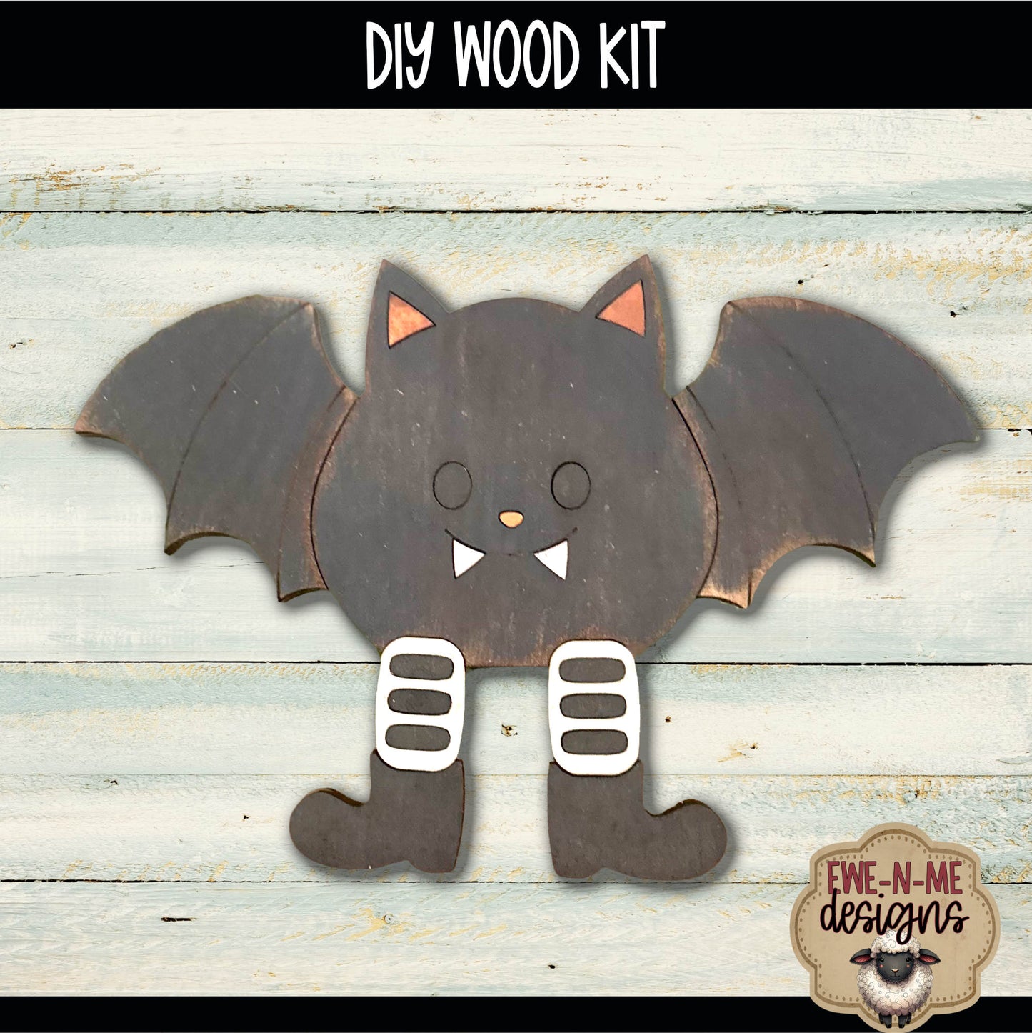 Layered Bat Shelf Sitter | DIY WOOD KIT