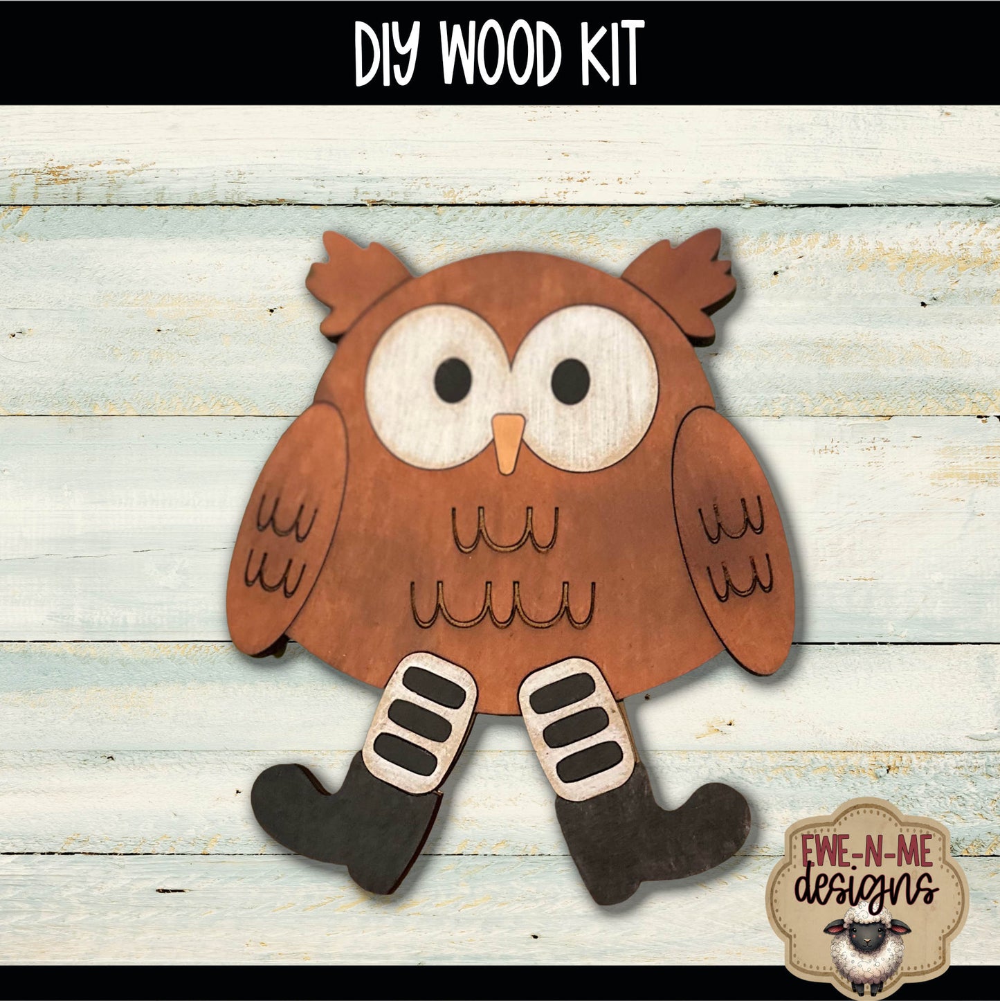 Layered Owl Shelf Sitter | DIY WOOD KIT
