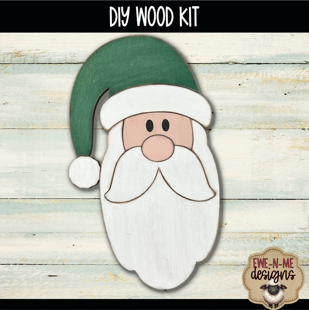 Tall Santa with Stocking Cap | DIY WOOD KIT