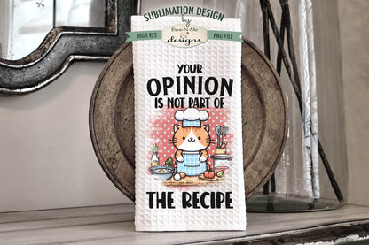 Funny Kitchen Cats - Kitchen Towel Sublimation Designs