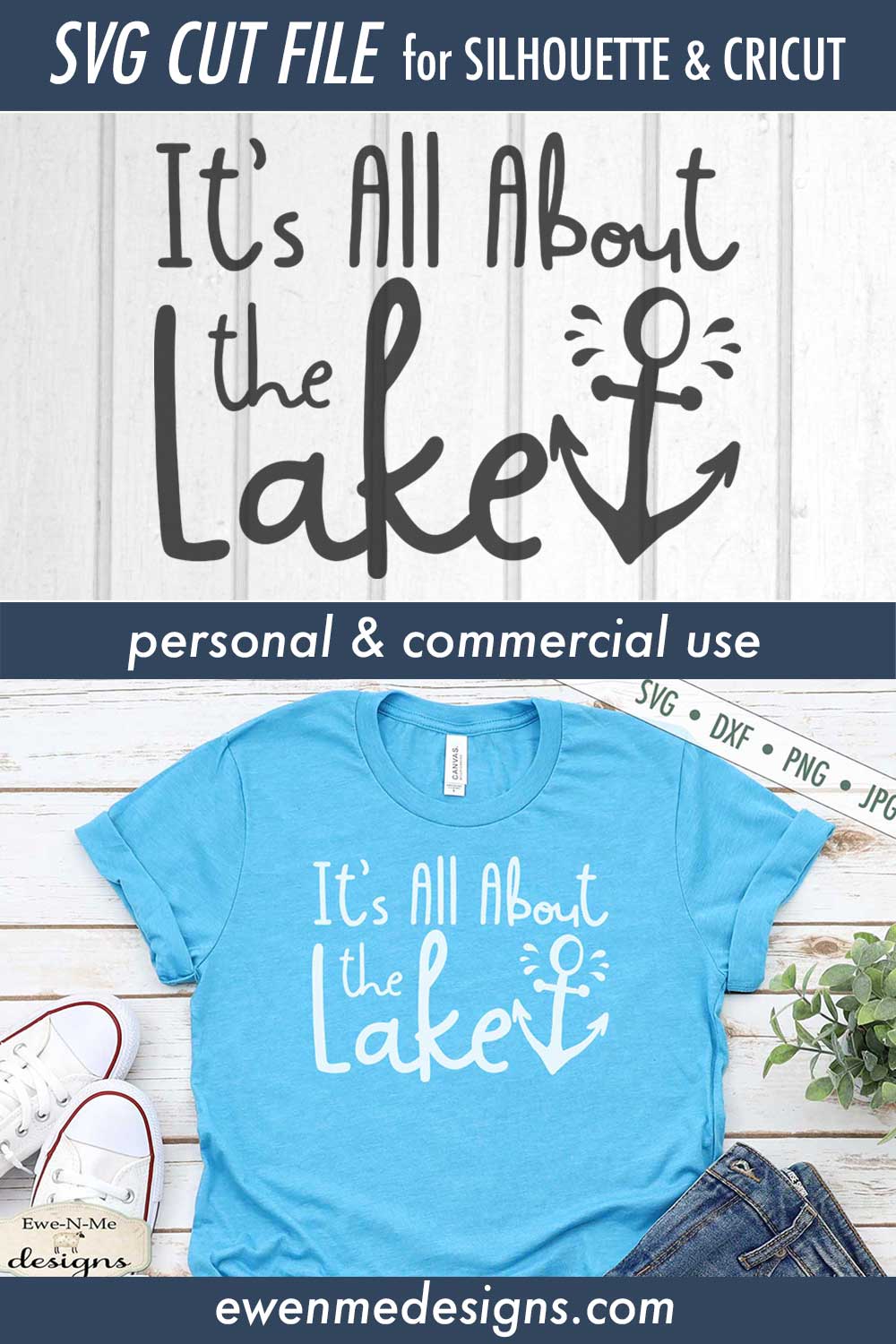 It's All About The Lake - Summer - SVG