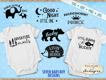 Baby Boy SVG Bundle - Great for Onesies